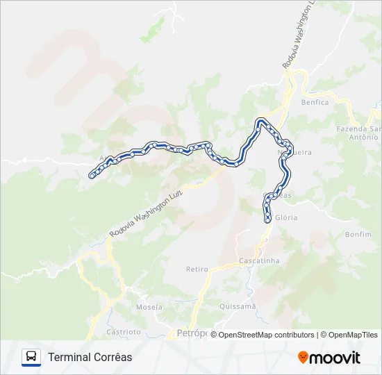 618 Bus Line Map
