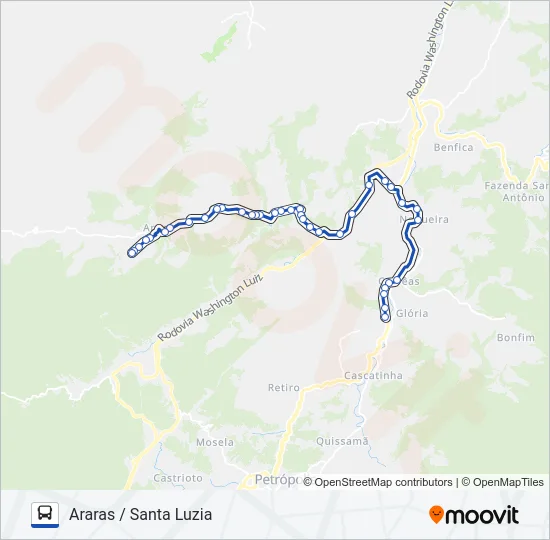 618 Bus Line Map