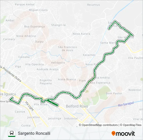 435I Bus Line Map