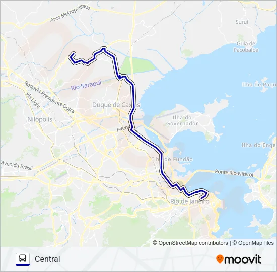 3559B (EXECUTIVO) Bus Line Map