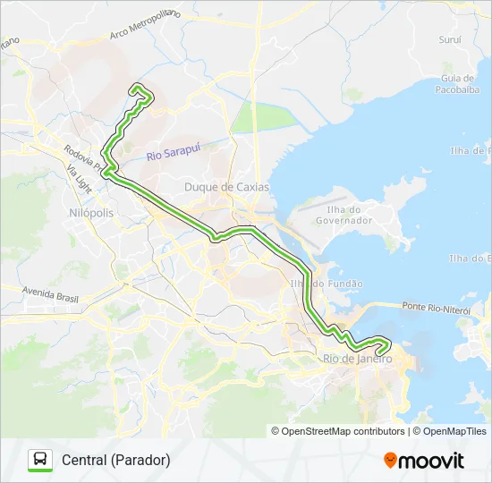 523B Bus Line Map