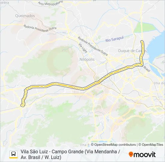 1904T Bus Line Map