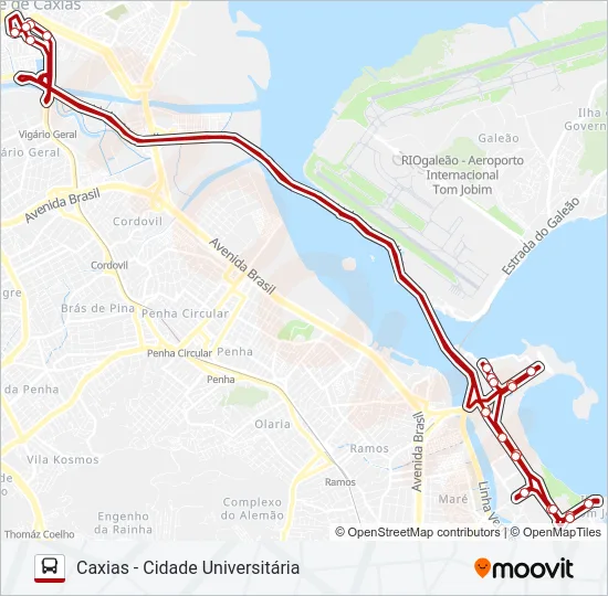 113C Bus Line Map