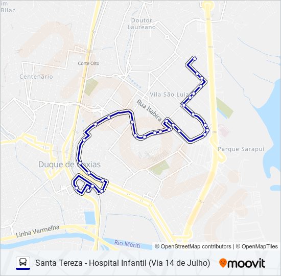 Mapa de 06 de autobús