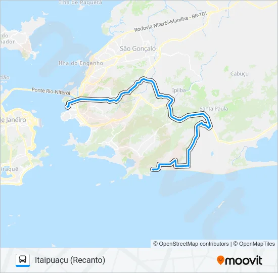 585R Bus Line Map