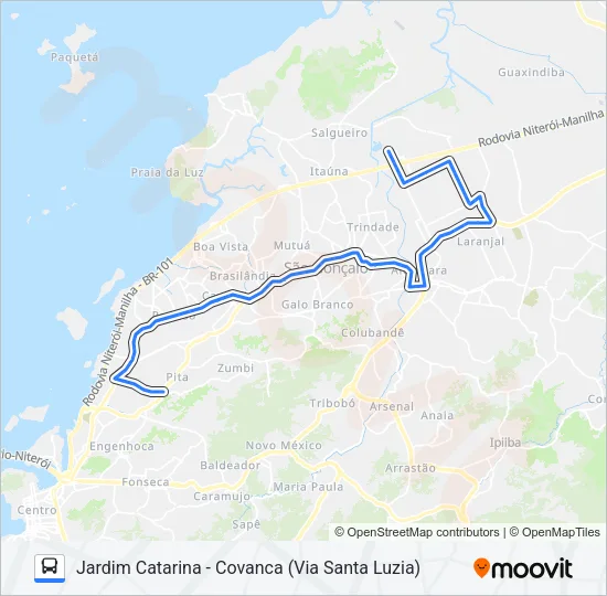 12 Bus Line Map