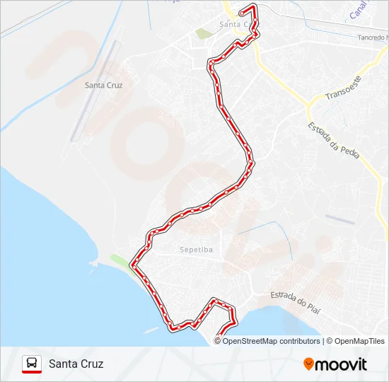 870 Bus Line Map