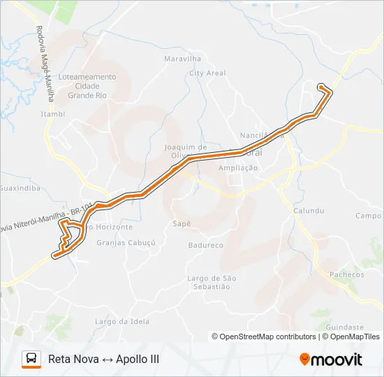 16 Bus Line Map