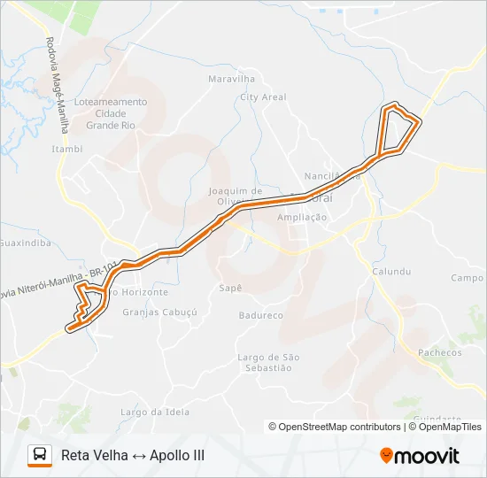 16 Bus Line Map