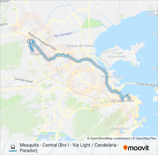 651B Bus Line Map
