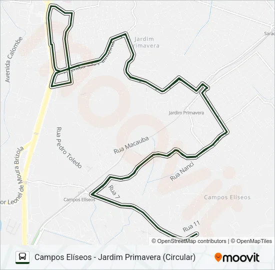 024 Bus Line Map