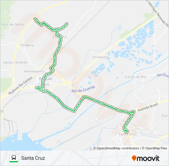 430P Bus Line Map