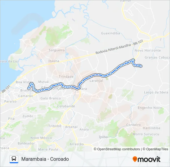 39 Bus Line Map