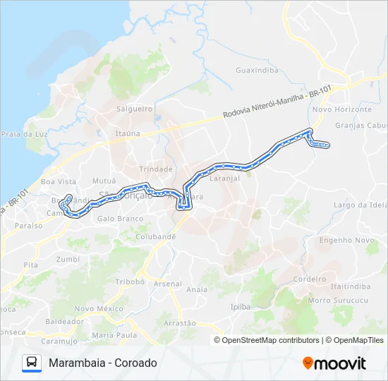 39 Bus Line Map