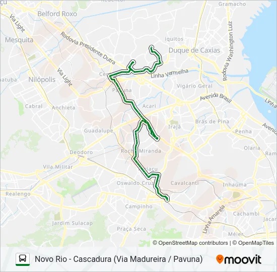 720L Bus Line Map
