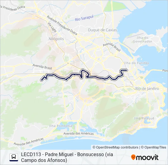 917 Bus Line Map