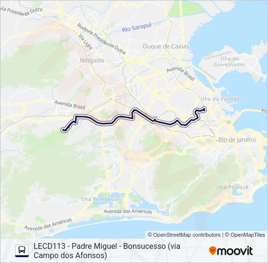917 Bus Line Map