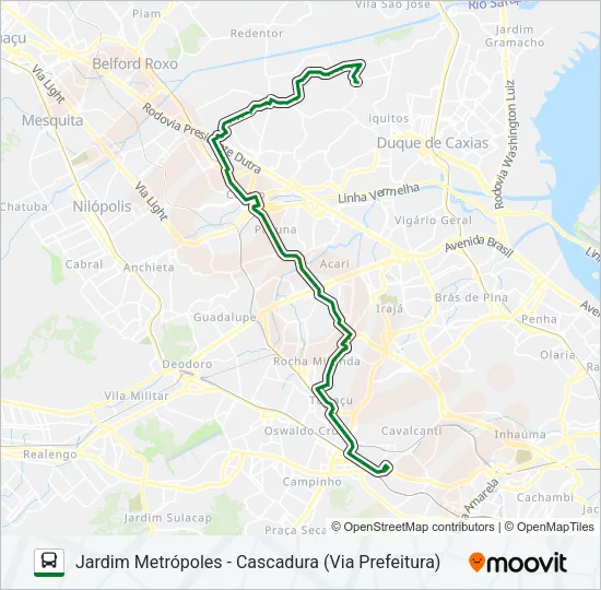 738L Bus Line Map