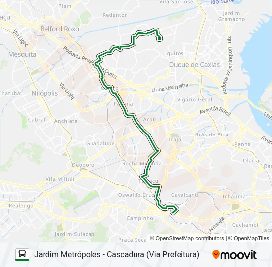 738L Bus Line Map