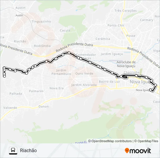 2005 Bus Line Map