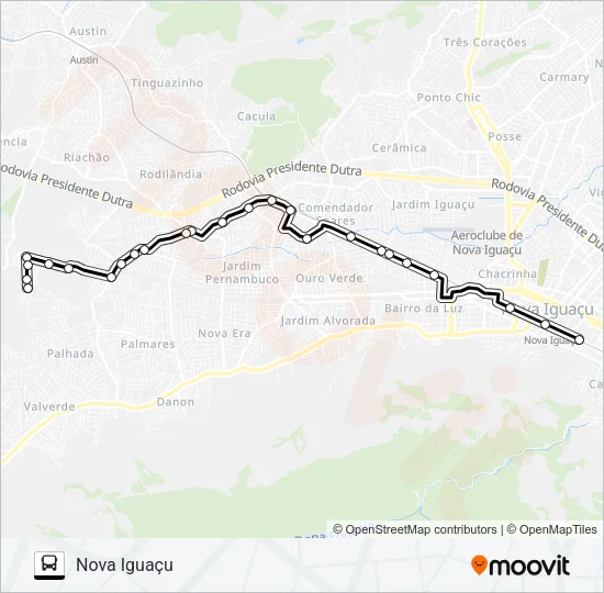 2005 Bus Line Map
