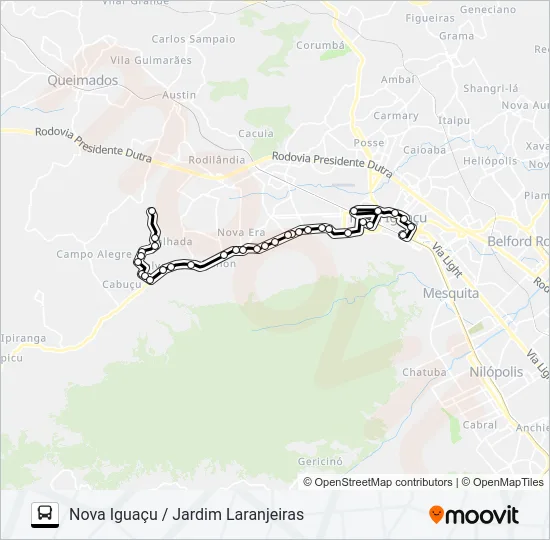 2006 Bus Line Map