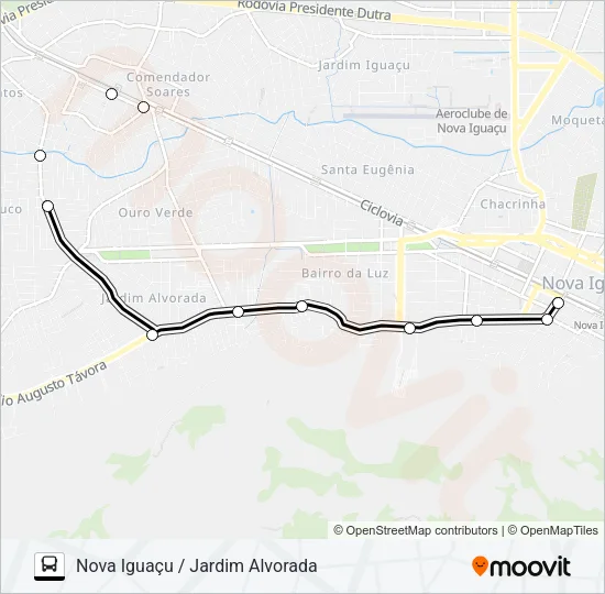 2007 Bus Line Map