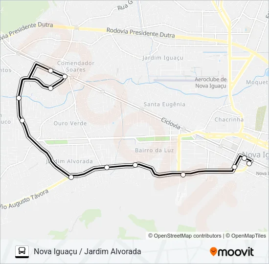 2007 Bus Line Map