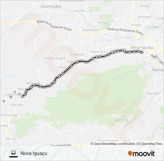2009 Bus Line Map
