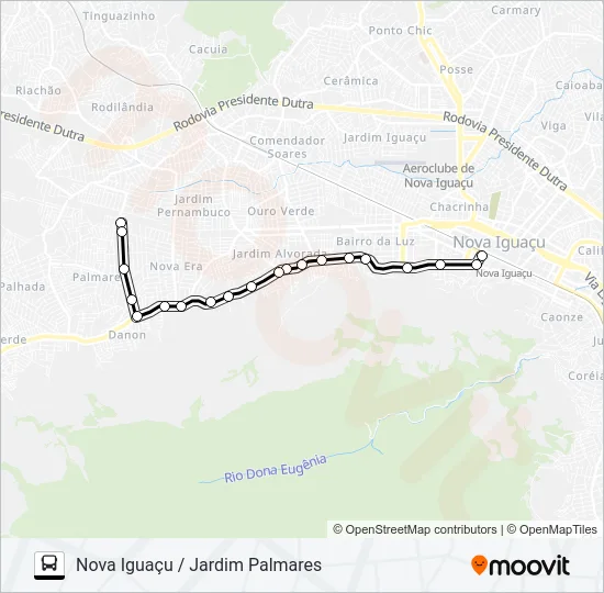 2010 Bus Line Map