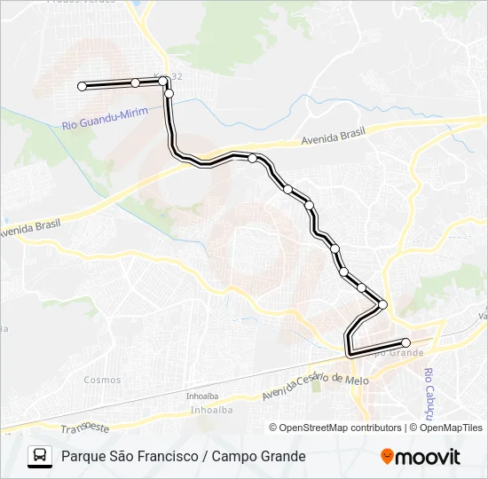 746P Bus Line Map