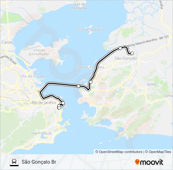 110 Bus Line Map