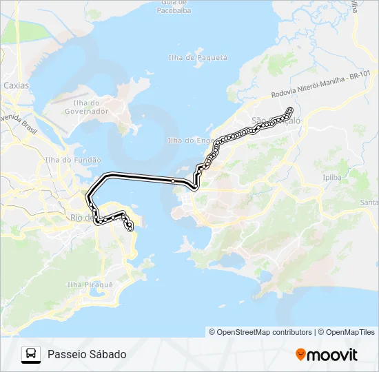110 Bus Line Map