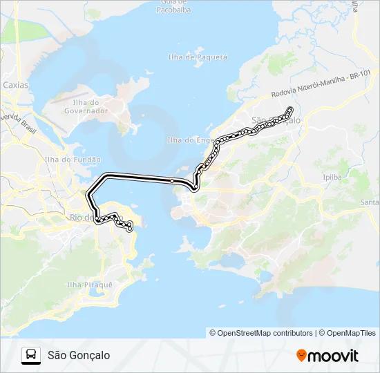 110 Bus Line Map