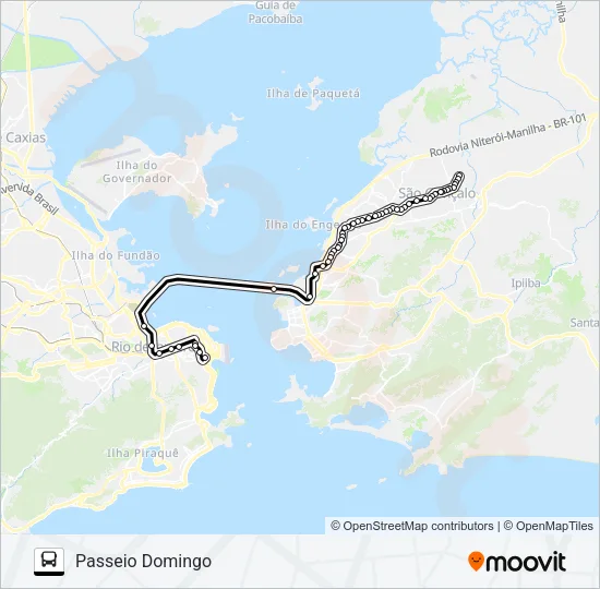 110 Bus Line Map