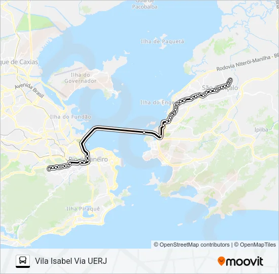 428 Bus Line Map