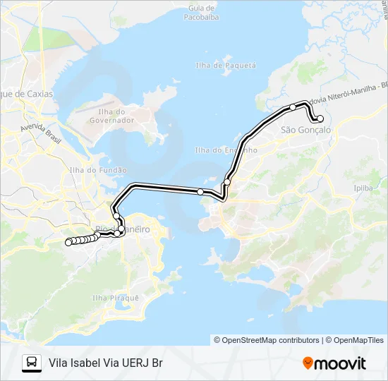 428 Bus Line Map