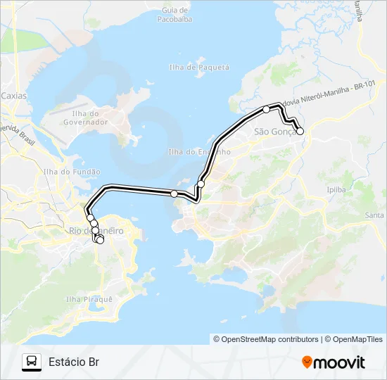 535 Bus Line Map
