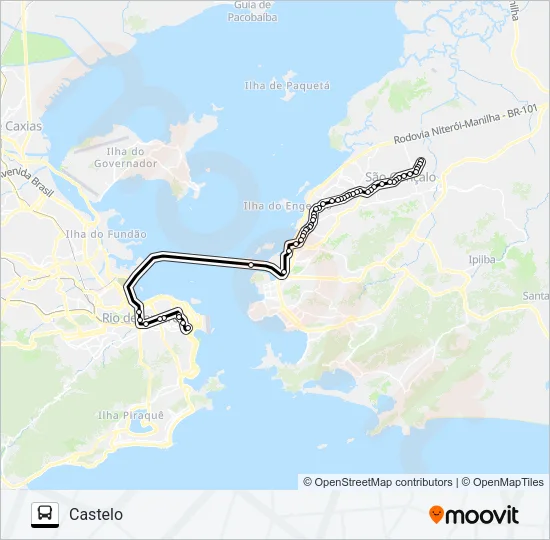 2110 Bus Line Map