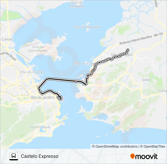 4110 Bus Line Map