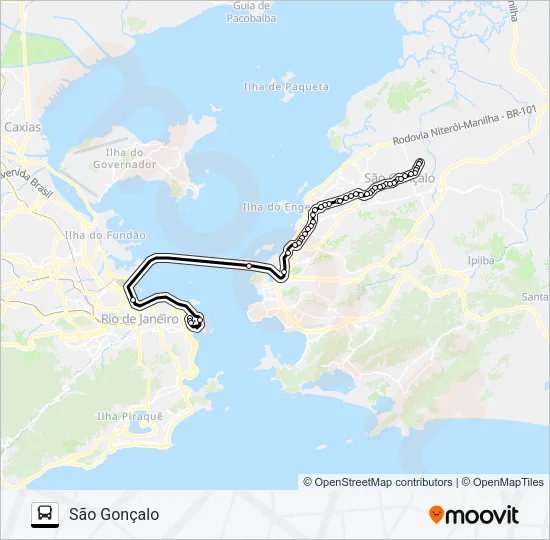 4110 Bus Line Map