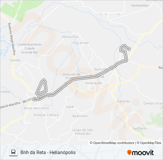 Mapa de 22 de autobús