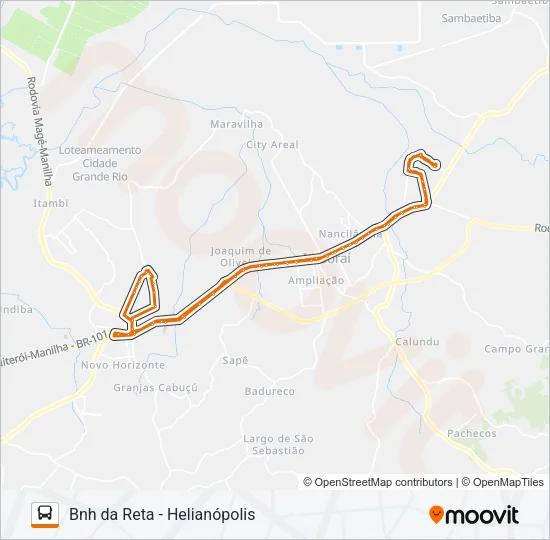 22 Bus Line Map