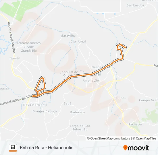 22 Bus Line Map