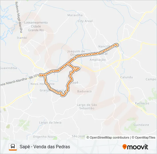63 Bus Line Map