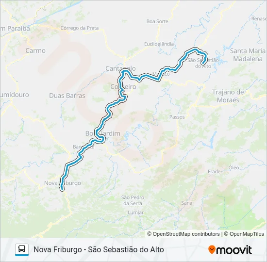S110 Bus Line Map