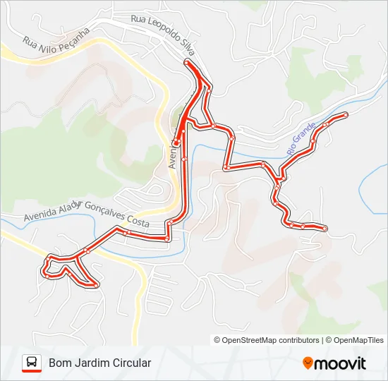 BOM JARDIM CIRCULAR Bus Line Map