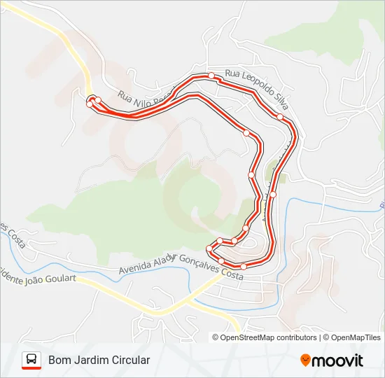 BOM JARDIM CIRCULAR Bus Line Map