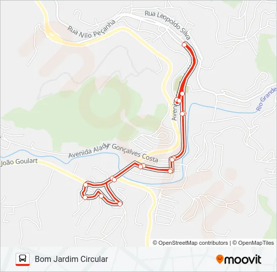 BOM JARDIM CIRCULAR Bus Line Map