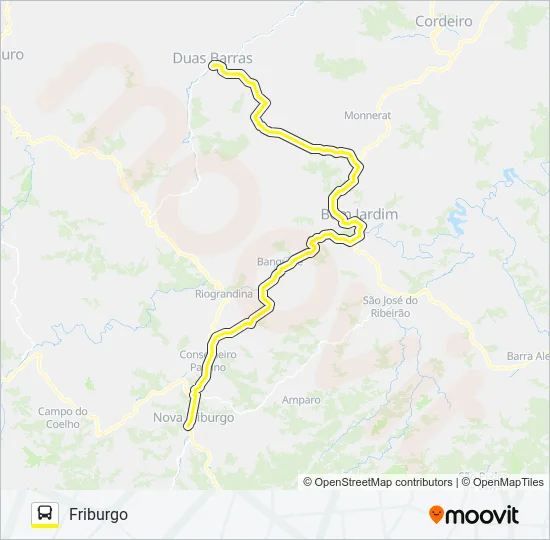 SP72 Bus Line Map